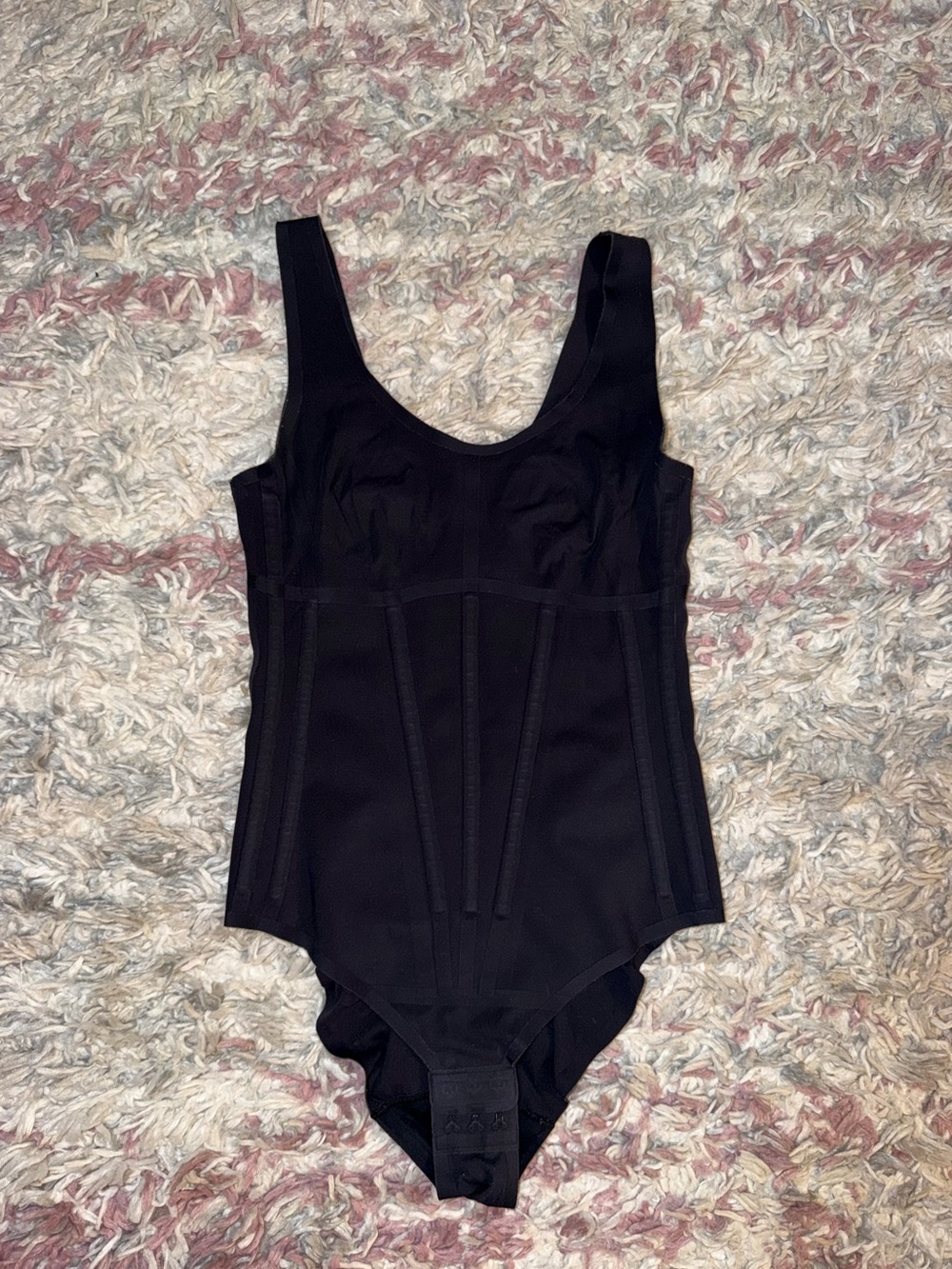 Honeylove shapewear black bodysuit XS
